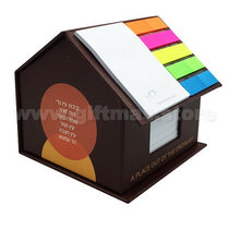 Memo Notepad with House Box
