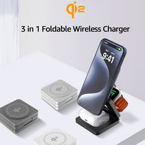 3-in-1 three Folded Wireless Charger
