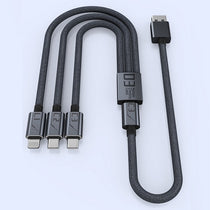 5 in 1 Retractable USB FAST Charging Cable: (60W)