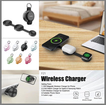 3 in 1 Foldable Wireless Charging Pad: