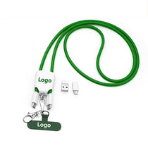 4 in 1 USB Charging Cable Lanyard: (60W)