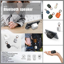 Light-up LOGO Magnetic Phone Stand TWS Bluetooth Speaker