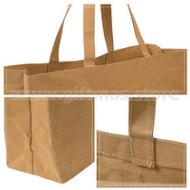 Recycled Washable Kraft paper Tote Bag