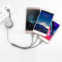 3 in 1 Retractable USB Charging Cable