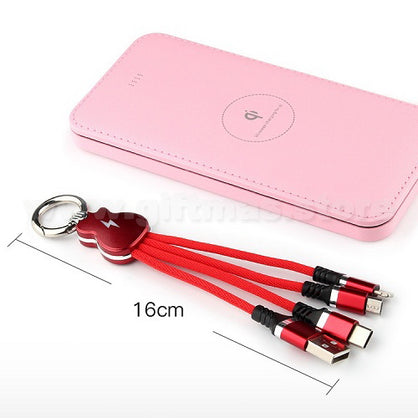 3 in 1 USB Charging Cable Keyring