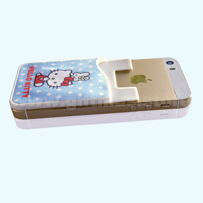 Smart Phone Card Holder with removable Screen Cleaner