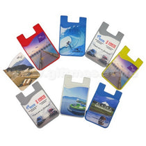 Smart Phone Card Holder with removable Screen Cleaner