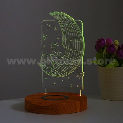 Wireless Charger 3D Light-up Phone holder