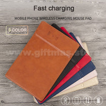 Wireless Charger Mouse Pad - 1 folded as phone stand