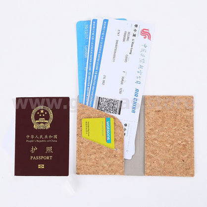Recycled Soft Cork Passport Holder