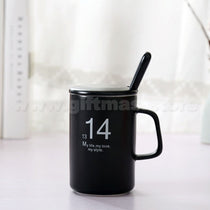 Coffee Mug with Lid & Tea-spoon