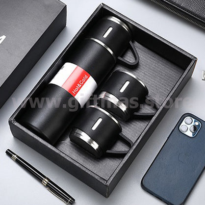 Stainless Steel Thermos Flask Gift set