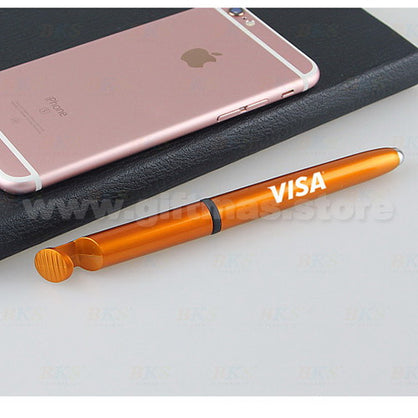 Plastic Ball Pen - with phone stand