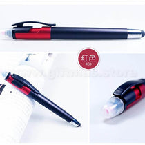 Plastic Ball Pen with Stylus & Highlighter