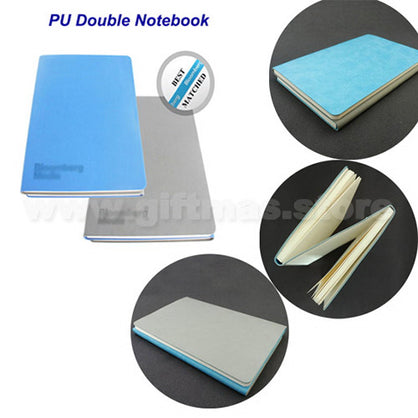 PU A5 DOUBLE COVER NOTEBOOK