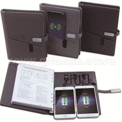 Multifunctional Notebook (with Wireless Powerbank & USB flash drive)