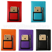 A5 PU Notebook (with phone pouch on cover)