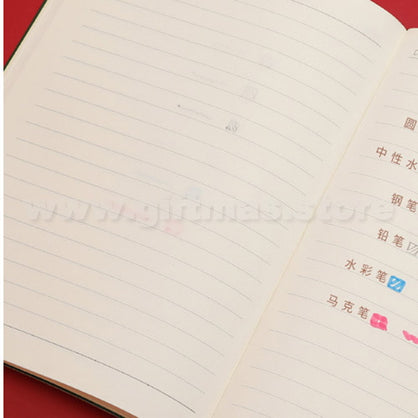 A5 Double-Layer Soft PU Leather Notebook