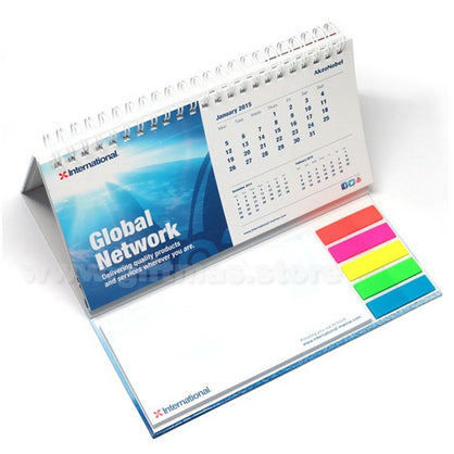 Desktop Calendar with Sticky Notepad