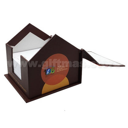Memo Notepad with House Box