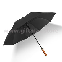 Straight Wooden Handle Umbrella