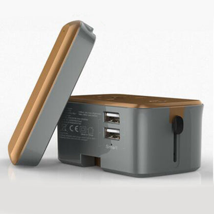 Multi-functional Travel Adaptor with Wireless Power Bank Charger